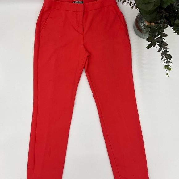 Express Columnist Mid Rise Ankle Pant Size 4R - Picture 2 of 4